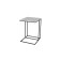 The attached Highgrets, 500 × 500 × 705 mm, metal, MDF, white color, white