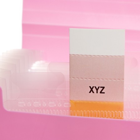 A65 elastic band, 12 departments, pink patterns, pastel-4