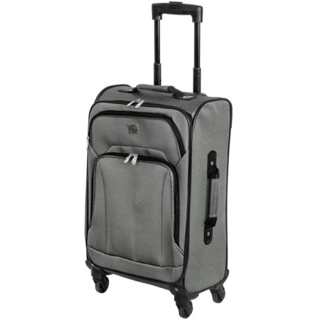 CHAPS Priority HT-121, M, Gray suitcase-1