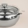 Stainless steel pan Sl Home "Olla", 5.2 l, d = 24 cm, h = 11.5 cm, with a lid, capsule, induction