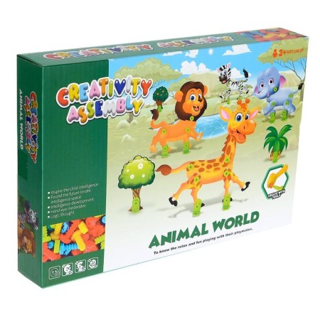 Safari Safari Safari Piece Mosaic, 4 cards, 3 tools-6