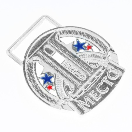 Prize medal 193 diam 3.5 cm. 2 place, tricolor. Color ser. Without a tape-2