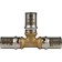 The tee-press Stout SFP-0006-161616, D = 16 mm, brass