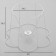 The frame of the lampshade for the desktop lamp "Silhouette" E27/E14 40x40x28cm