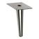 Furniture support Cappio OP07, h = 150mm, thick thickness 1.8, glossy color black