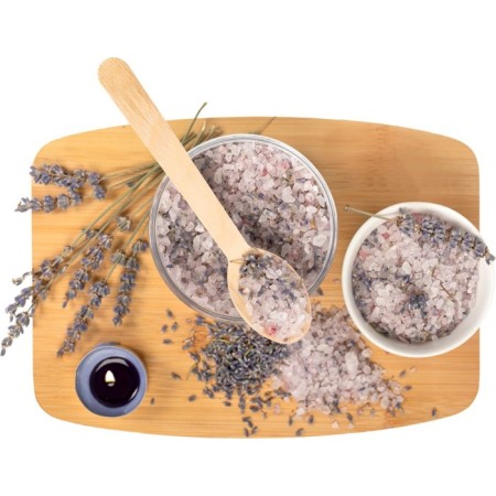 Sea salt for Bradex bath, with lavender flowers-4