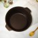 Frying, 5 l, d = 30 cm, glass cover, anti -stick coating, color coffee marble
