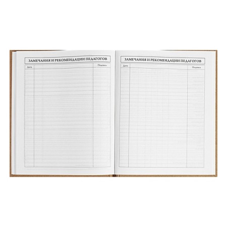 Universal Diary 5-11 classes, 48 ​​sheets "Bear", craft, solid cover, block 65 g/m2-8