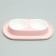 Animal bowl "Moore-humu" 0.3l double on a stand, pink