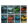 Notepad A6, 32 sheets, on paper, "cars", paper cover, lamination, mix