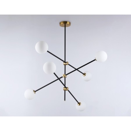 Suspended Ambrella Light, Modern, TR2515, 6XG9, Black color, brass-1