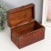 Casket wood chest "with corners" set 2 pcs 15x9x7.5 20x11.5x13 cm