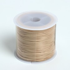 The cord waxed from polyester d = 0.5mm, l = 50m, beige color