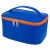 Blue, orange