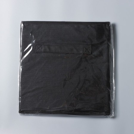 Storage box, 28 × 28 × 28 cm, black color-3