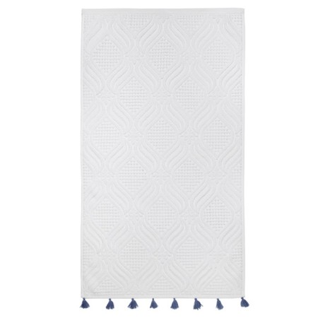 A towel with tkano essiential brushes, 610 gr, size 50x90 cm, white color-2