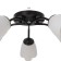 Six 5x15W E27 52x52x15cm Bayerlux black-white