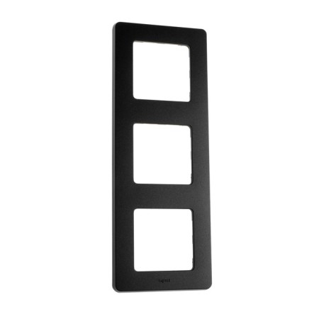 Frame Legrand Inspiria, 3 Post, Anthracite