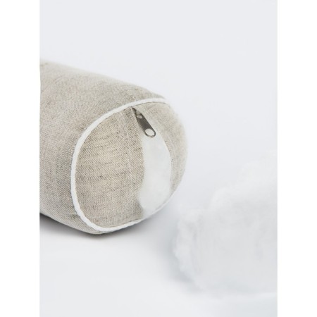 Pillow-leaf, size 40x10 cm, swan fluff-1