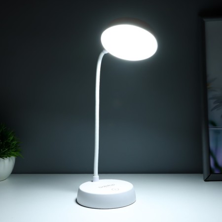 Table lamp "Regl" LED 8W USB AKB white 9.5x15x26 cm Risalux-1