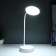 Table lamp "Regl" LED 8W USB AKB white 9.5x15x26 cm Risalux