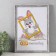 Photo frame Plastic "Modern" 21x30 cm, frosty silver