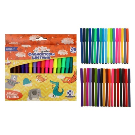 Fleeters of 36 colors, a ventilated cap, in a cardboard box