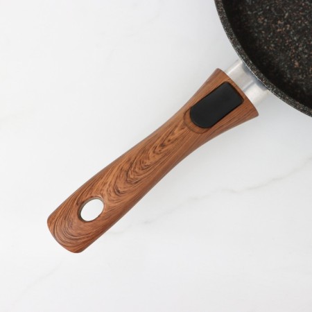 Granit Ultra Original pan, D = 24 cm, removable handle, anti -stick coating, black color-11