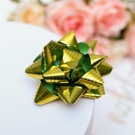 Bant star No. 7.5, metallic with a pattern, mix-7