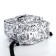 School backpack from textiles on lightning, 3 pockets, white/black color