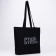 Shopper bag, department without lightning, without lining, black color
