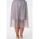 Women's skirt, size 52, gray color