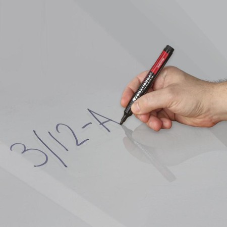 Permanent 3.0 mm marker Brauberg contraact, black, undeveloped-9