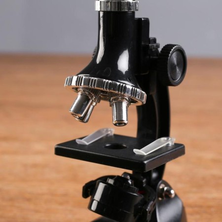Microscope, increase in an increase in 900x, 600x, 300x, 100x, with backlight, set for research-5