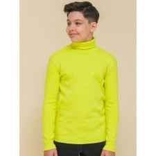 Turtleneck for the boy Pelican, height 110 cm, yellow color