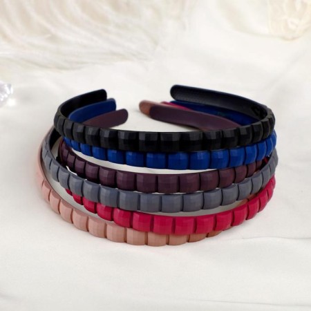 Hair cap "Matte glare" Squares, 1 cm, mix-1
