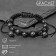 Bracelet "hematite" ball, d = 0.8, black color