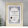 Photo frame plastic A4 "Sandless thread" champagne 33.7x25 cm