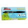 Ballic handle with erased ink, line 0.8 mm, blue rod with a rubber holder, Mix case
