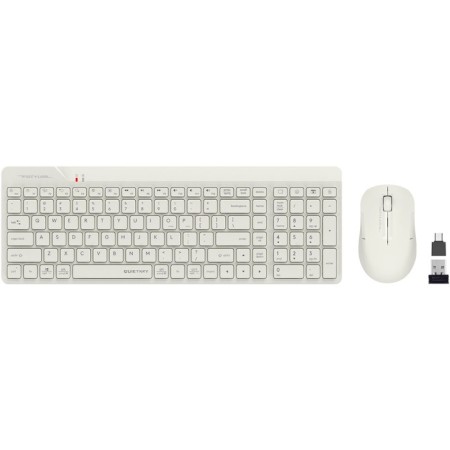 Keyboard + Mouse A4Tech FSTYLER FG2300 Air Claw: Beige Mouse: Beige USB Wireless Slim 107807-1
