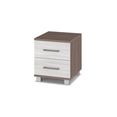 Bedside table amanda-A21 400x420x450 with shimo-dark/light drawers