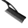 Brush STRICOM TORSO, 69-88 cm, with a scraper, telescopic, soft handle, gray