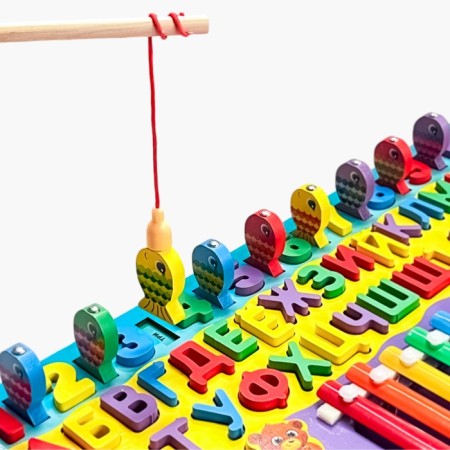 Logic center 6 in 1 "Fun" 45x22 cm-10