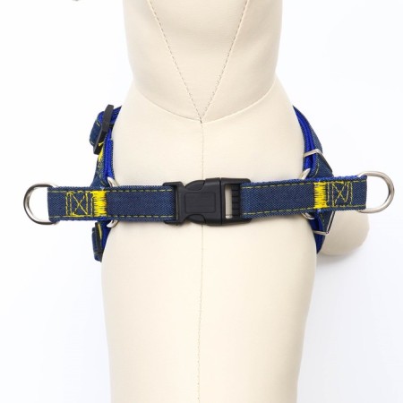 Shleka "Jeans", blue lining, width 2 cm, Osh 45-70 cm, og 45-70 cm-3