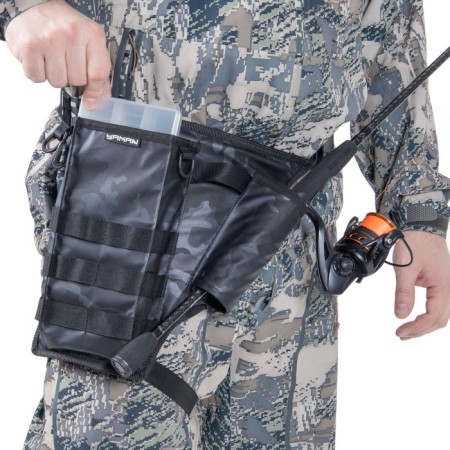 Fisherman Board Yaman Fishing Pocket HIP, 30x22x6 cm, camouflage color + 1 box-9