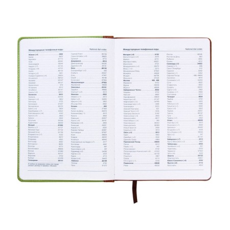 The diary is low, PVC cover, A5 format, 140 sheets in a cage, with pockets, mix-5