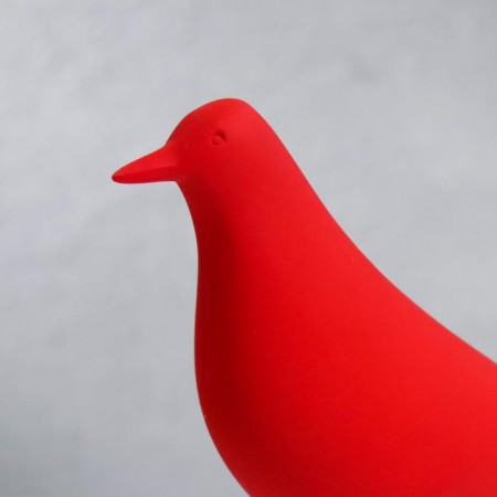 Souvenir Polystone "Bird - Long legs" Scarlet 23x17 cm-4