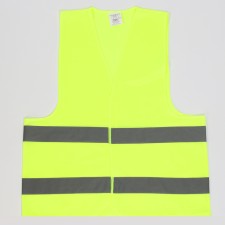 Adult vest with reflective stripes