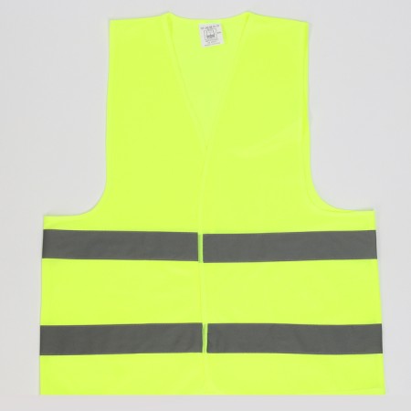 Adult vest with reflective stripes