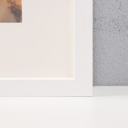 Photo frame MDF 30x40 cm, No. 4, White, 16 mm, with a passion-1